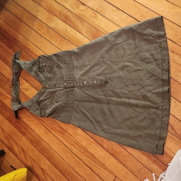 Oliver green Guess halter mini dress - Picture 1 of 7